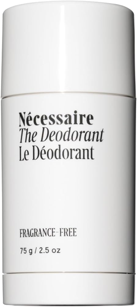 the deodorant, fragrance free